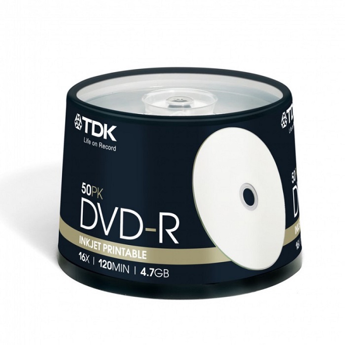 Диск DVD-R TDK Cake Box Printable