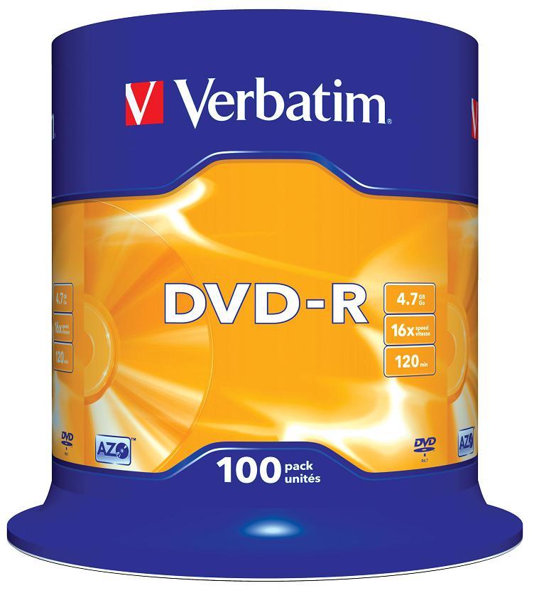 Диск DVD-R Verbatim Matt Silver