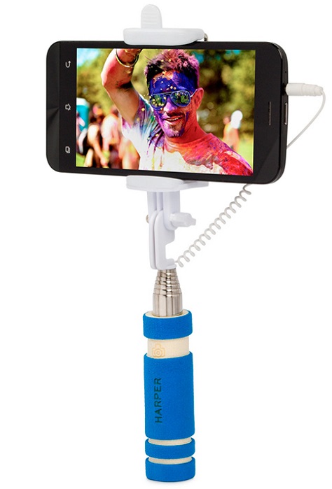 Монопод для селфи с проводной фото-кнопкой Harper SO-200 - Миниатюра 1