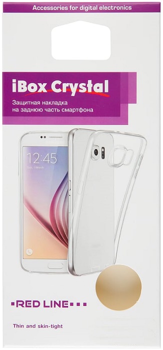 Чехол для смартфона Realme C11 Red Line iBox Crystal