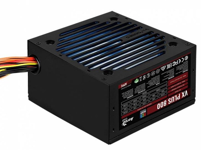 Блок питания 800 Вт AeroCool VX-800 Plus - Миниатюра 1