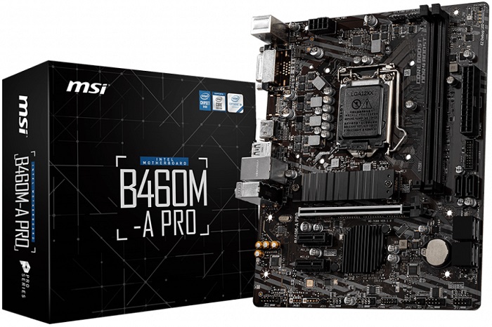 Материнская плата intel B460 MSI B460M-A PRO