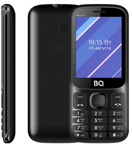 Мобильный телефон BQ Step XL+ Black - Миниатюра 1