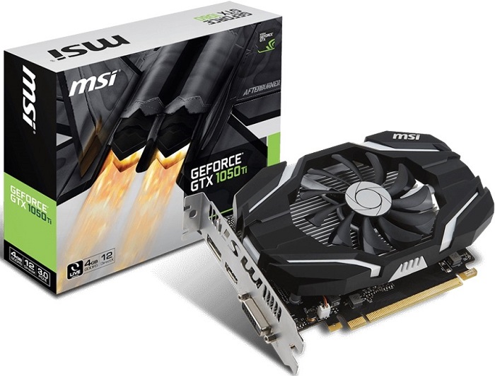 Видеокарта nVidia GTX 1050Ti MSI GTX 1050 Ti 4G OCV1 - Миниатюра 1