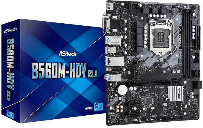 Материнская плата intel B560 ASRock B560M-HDV R2.0