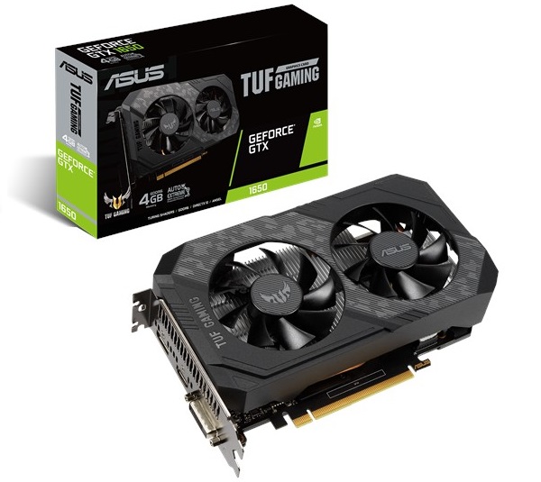 Видеокарта nVidia GTX 1650 Asus TUF-GTX1650-4GD6-P-GAMING