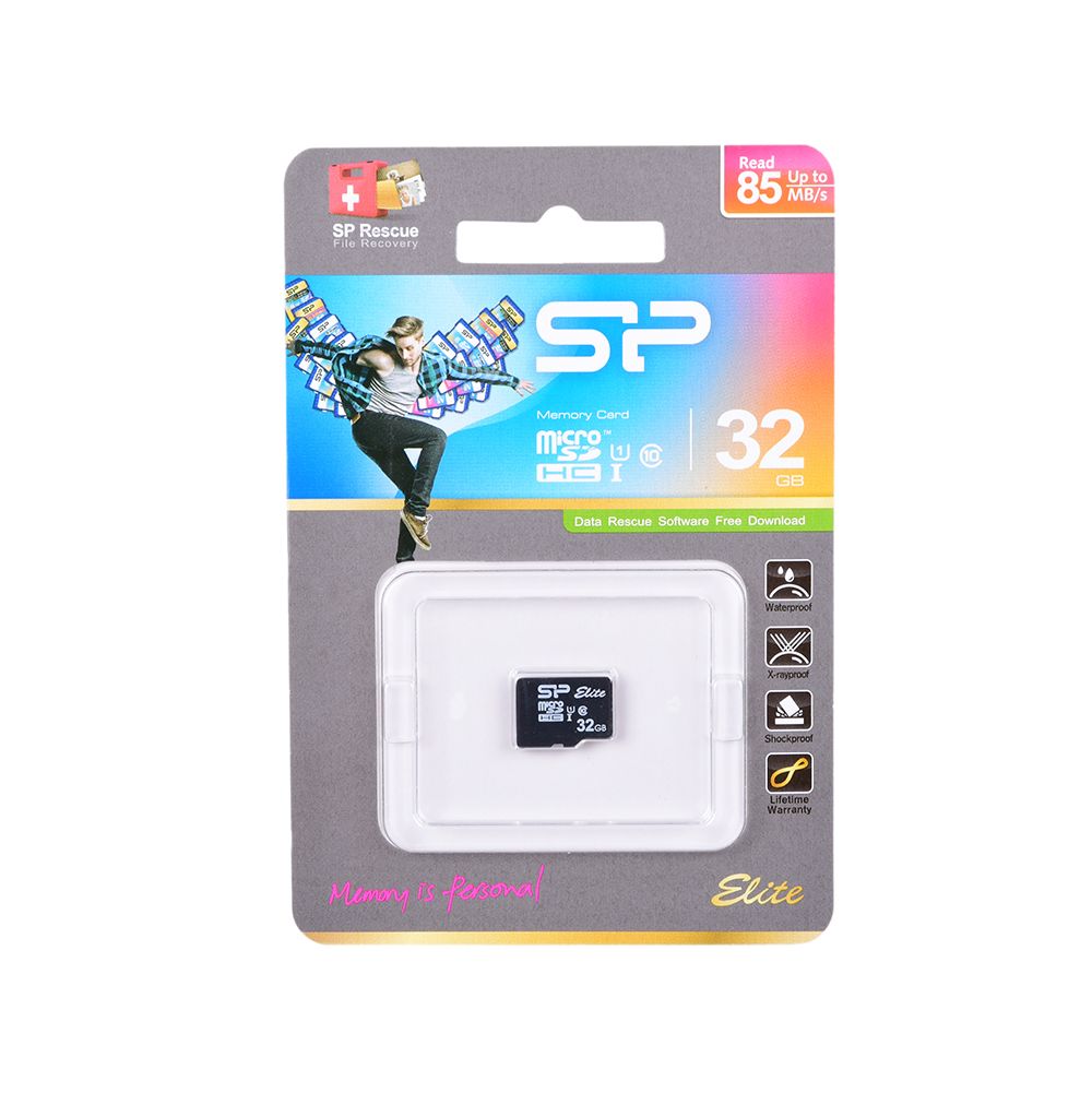 Карта памяти microSDHC  32 ГБ Silicon Power Elite