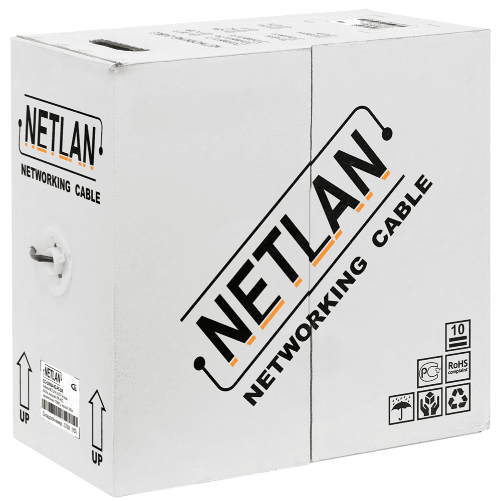 Витая пара Netlan EC-UF004-5E-PVC-GY