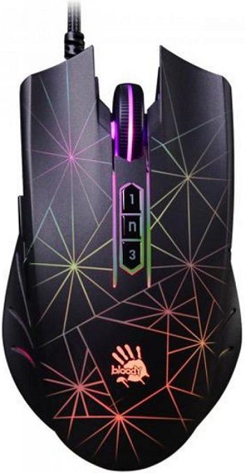 Мышь USB A4Tech Bloody P81s Starlight