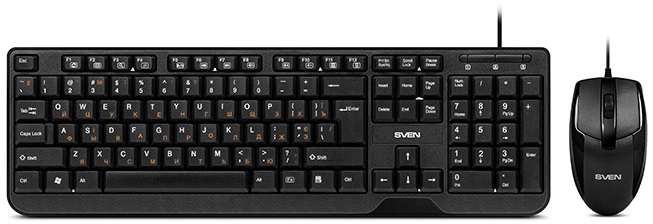 Комплект клавиатура + мышь Sven KB-S330C - Миниатюра 1