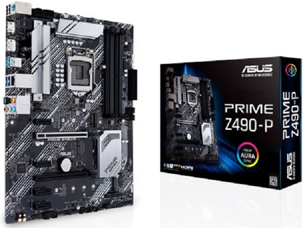 Материнская плата intel Z490 Asus PRIME Z490-P - Миниатюра 1