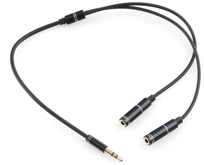Переходник аудио 2 x jack3.5 - jack3.5 Cablexpert Professional - Миниатюра 1