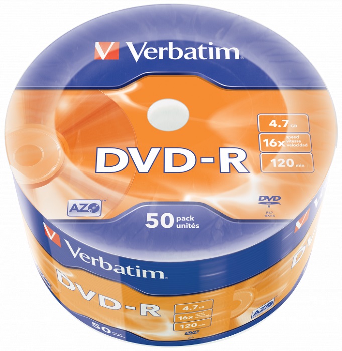 Диск DVD-R Verbatim Matt Silver
