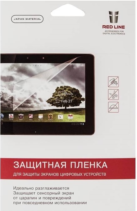 Защитная пленка для планшетов универсальный Red Line - Миниатюра 1
