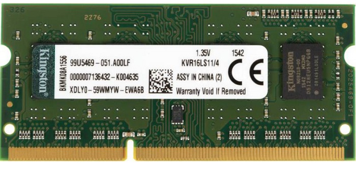 Оперативная память SO-DIMM DDR3 4Гб Kingston - Миниатюра 1