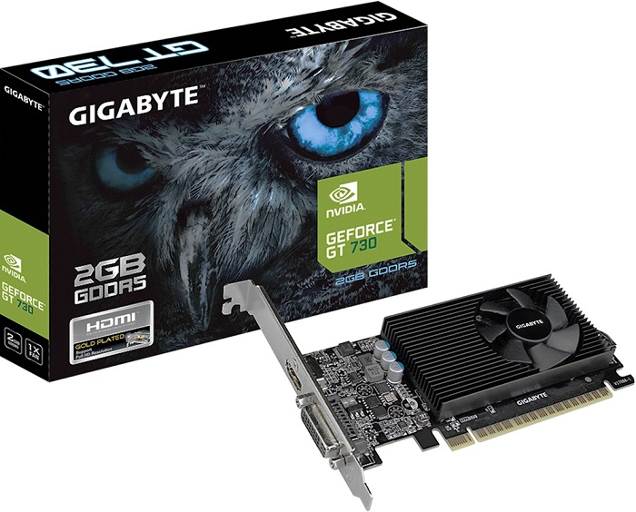 Видеокарта nVidia GT 730 Gigabyte GV-N730D5-2GL