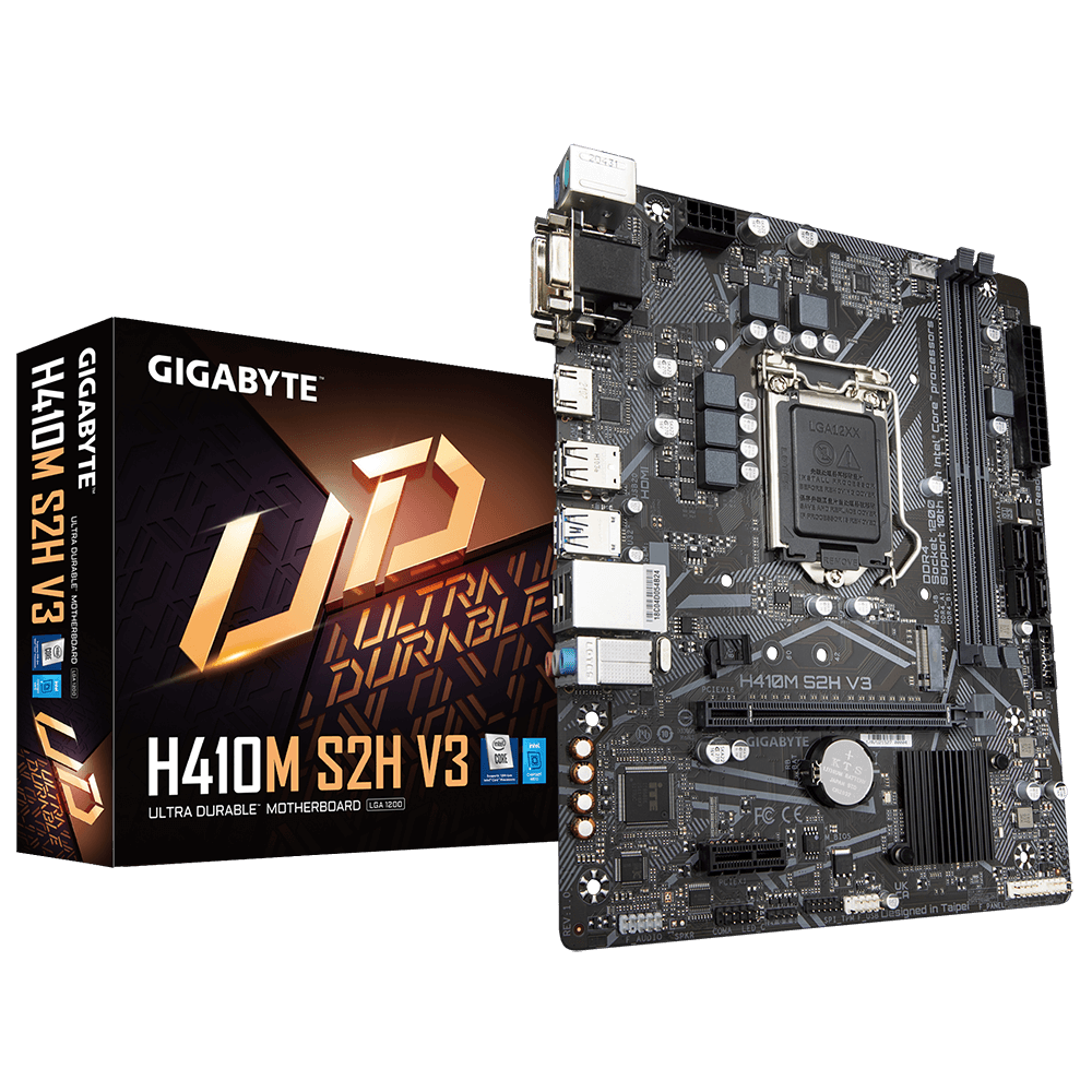 Материнская плата intel H410 Gigabyte H410M S2H V3