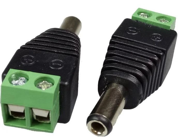 Разъем силовой с клеммной колодкой под винт Atis DC - Миниатюра 1