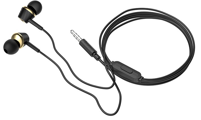 Наушники с микрофоном hoco M70 Black - Миниатюра 1