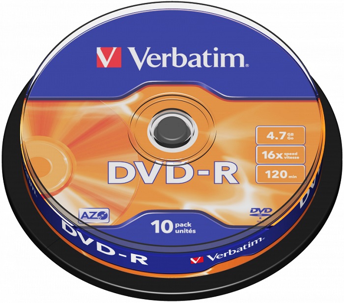 Диск DVD-R Verbatim Matt Silver