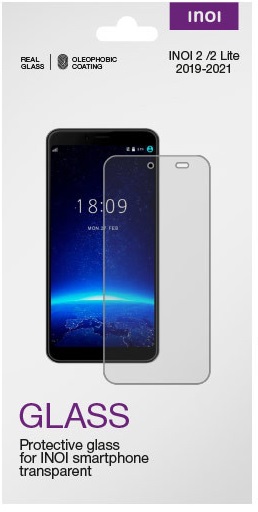 Защитное стекло для смартфона INOI 2 2019/2 Lite 2021 - Миниатюра 1