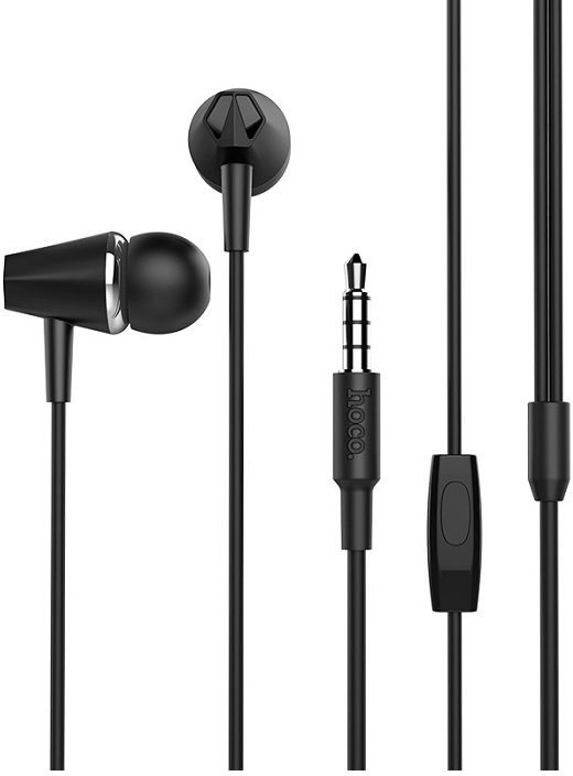 Наушники с микрофоном hoco M34 Black - Миниатюра 1
