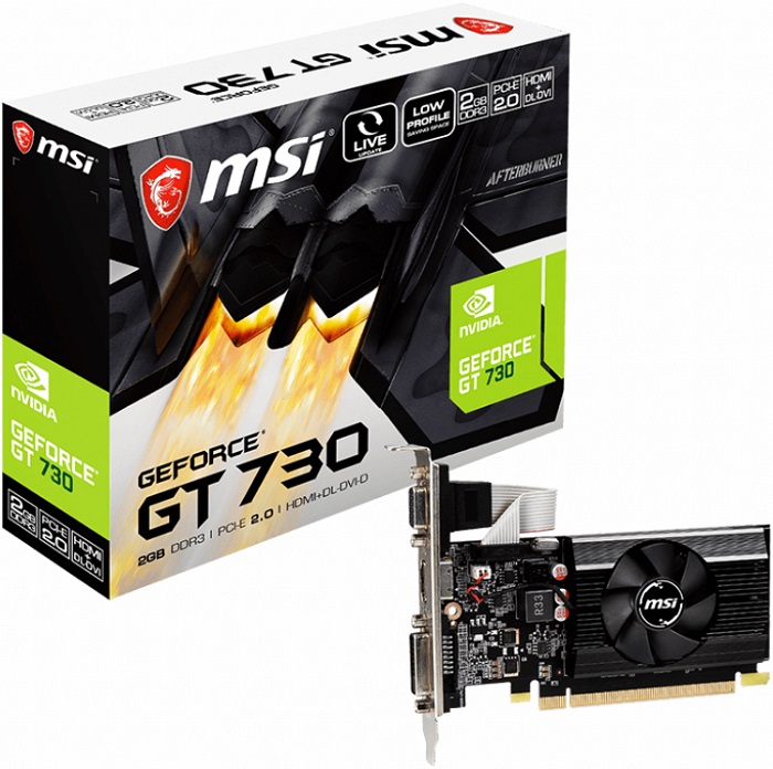 Видеокарта nVidia GT 730 MSI N730K-2GD3/LP