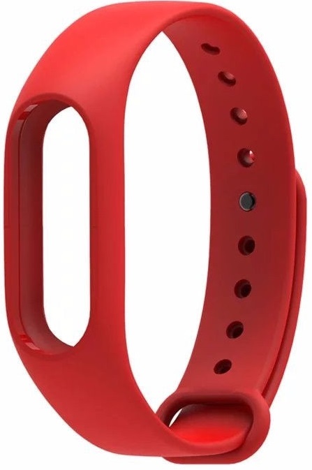 Ремешок силиконовый Xiaomi Mi Band 2 Red Line - Миниатюра 1