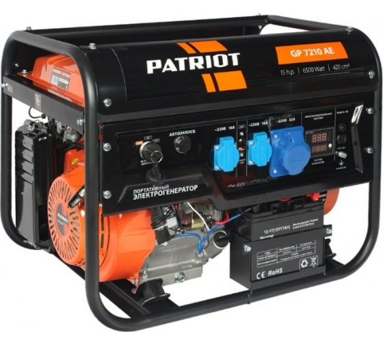Генератор Patriot GP 7210AE