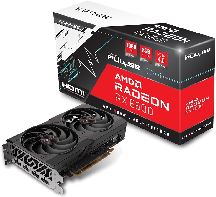 Видеокарта AMD Radeon RX 6600 Sapphire Pulse