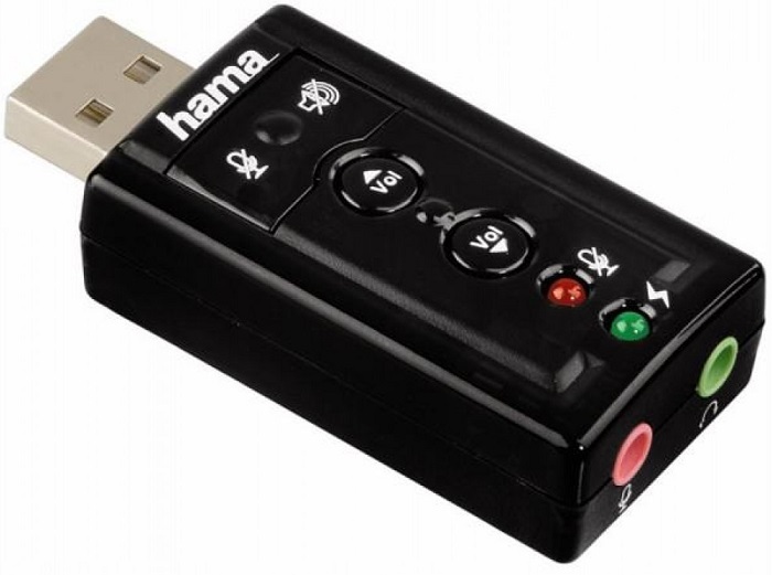 Звуковая карта USB Hama H-51620