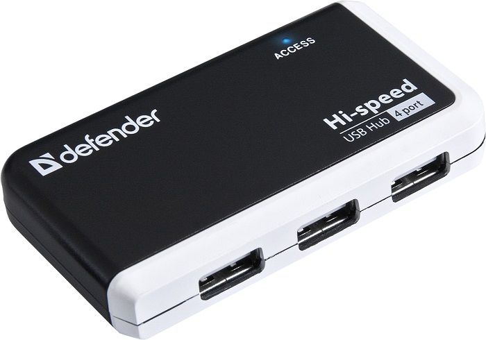 USB-хаб Defender Quadro Infix - Миниатюра 1