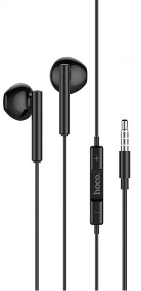 Наушники с микрофоном hoco M64 Black - Миниатюра 1