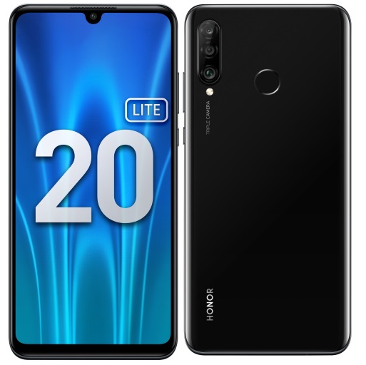 Смартфон Honor 20 Lite 4/128Гб Midnight Black