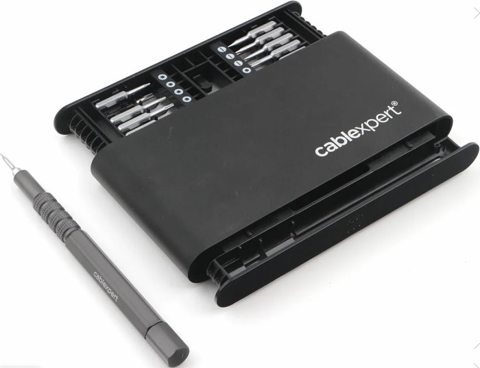 Отвертка с набором бит Cablexpert TK-SD-09R