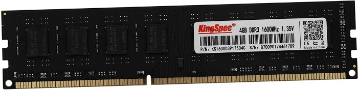 Оперативная память DDR3 4Гб KingSpec - Миниатюра 1