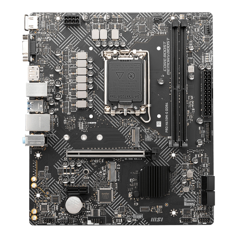 Материнская плата MSI PRO H610M-G - Миниатюра 1