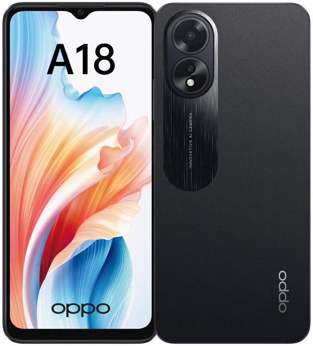 Смартфон Oppo A18 4/128Гб Black