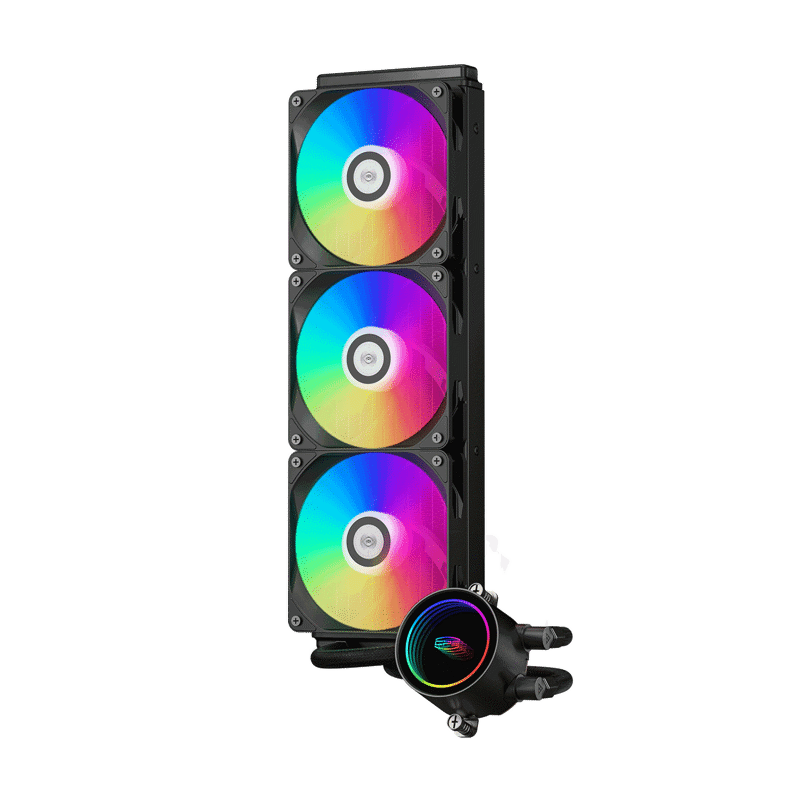 Система охлаждения PcCooler DA360 ARGB BK - Миниатюра 1