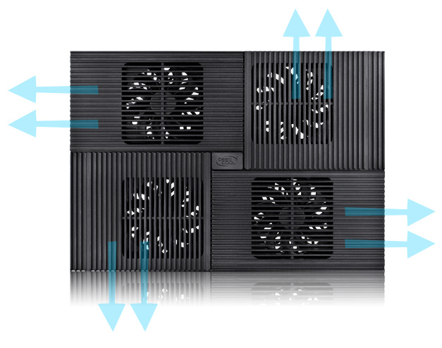 Система охлаждения для ноутбука DeepCool Multi Core X8 - Миниатюра 1
