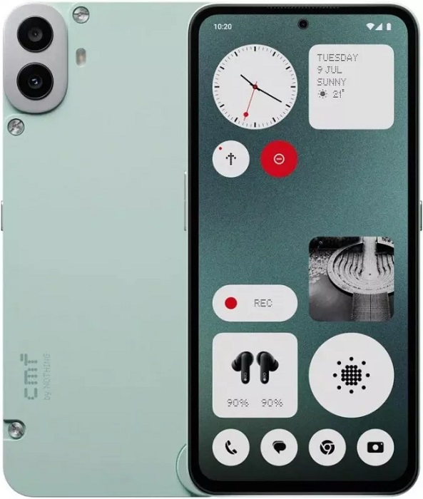 Смартфон Nothing CMF Phone 1 8/256Гб Green - Миниатюра 1