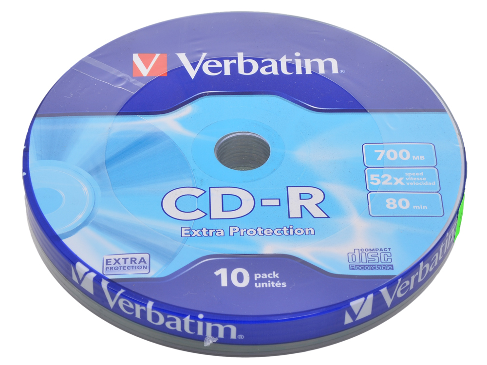 Диск CD-R Verbatim Extra Protection