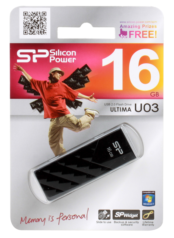 USB-флэш  16 ГБ Silicon Power Ultima U03