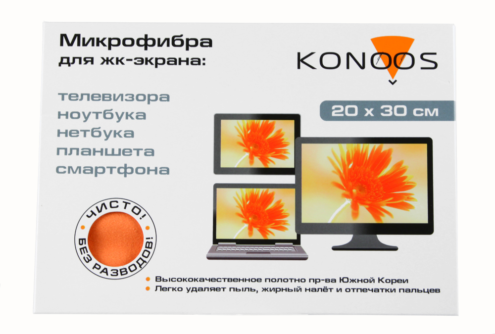 Салфетка из микрофибры KONOOS KT-1 - Миниатюра 1
