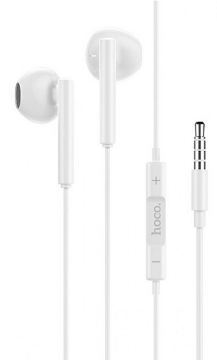 Наушники с микрофоном hoco M64 White - Миниатюра 1