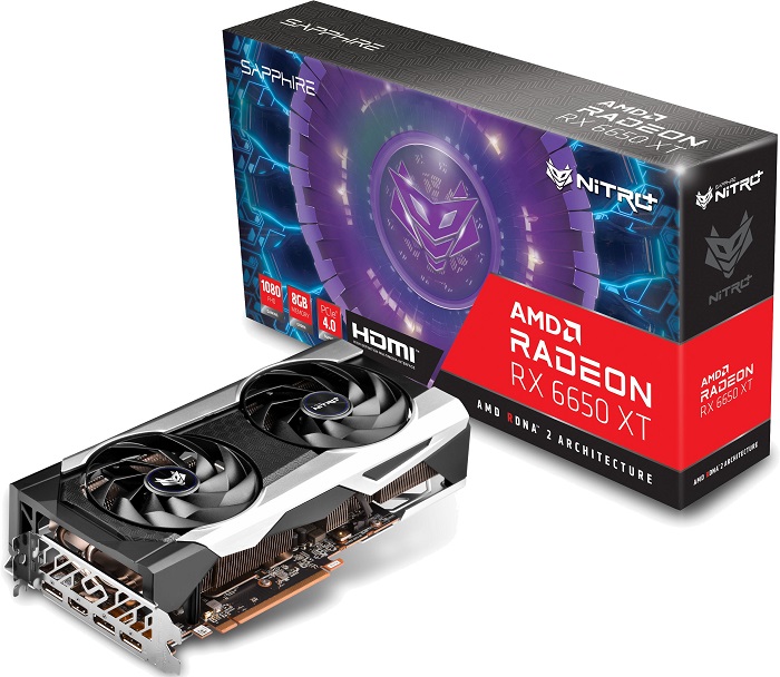 Видеокарта AMD Radeon RX 6650 XT Sapphire RX 6650 XT GAMING OC - Миниатюра 1