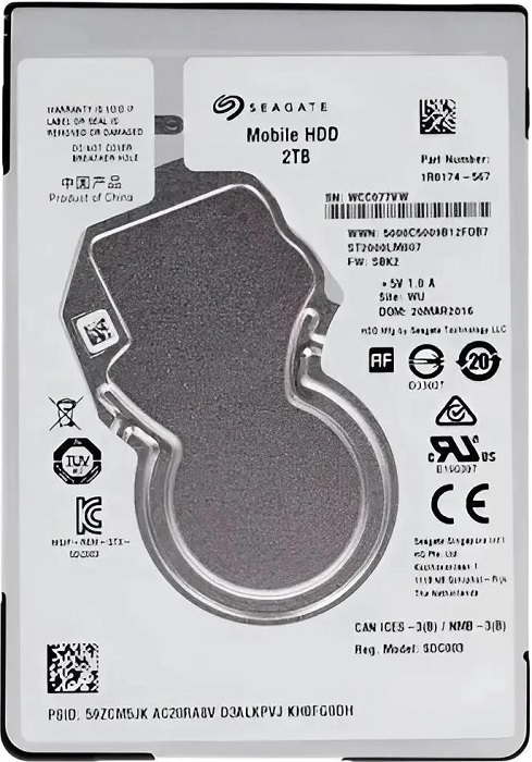 Жесткий диск 2.5" 2Тб Seagate Mobile - Миниатюра 1