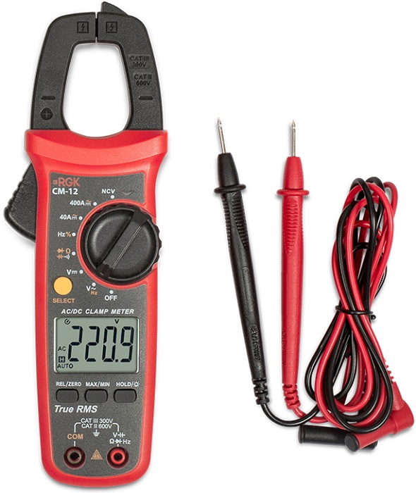 Клещи токоизмерительные RGK CM-12 - Миниатюра 1