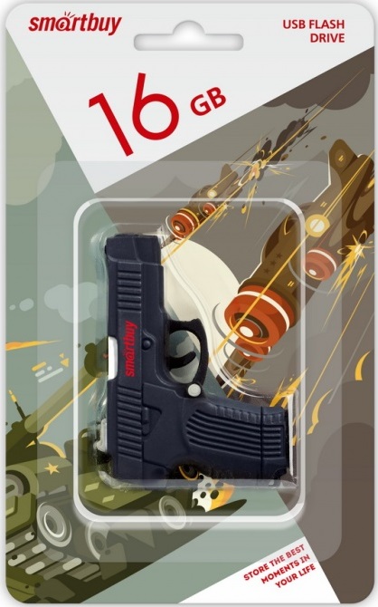 USB-флэш  16 ГБ SmartBuy Wild Pistol - Миниатюра 1