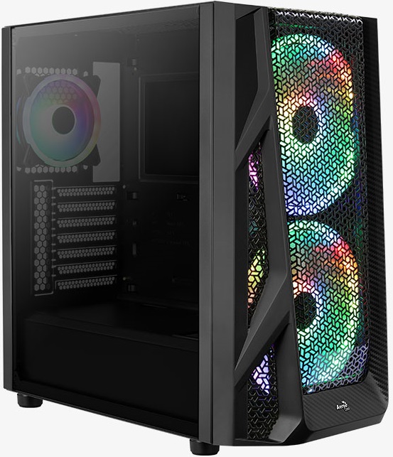 Корпус AeroCool AirHawk Duo-G-BK-v1